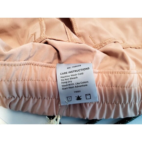 Womens Harbor Pink Swell Shorts By Free Fly XL Coconut Charcoal & Spandex Drawst - Picture 8 of 8